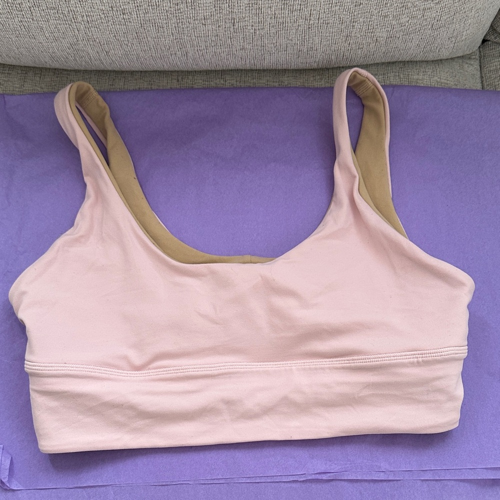 lululemon athletica Light Pink Double-Lined Sports Bra
